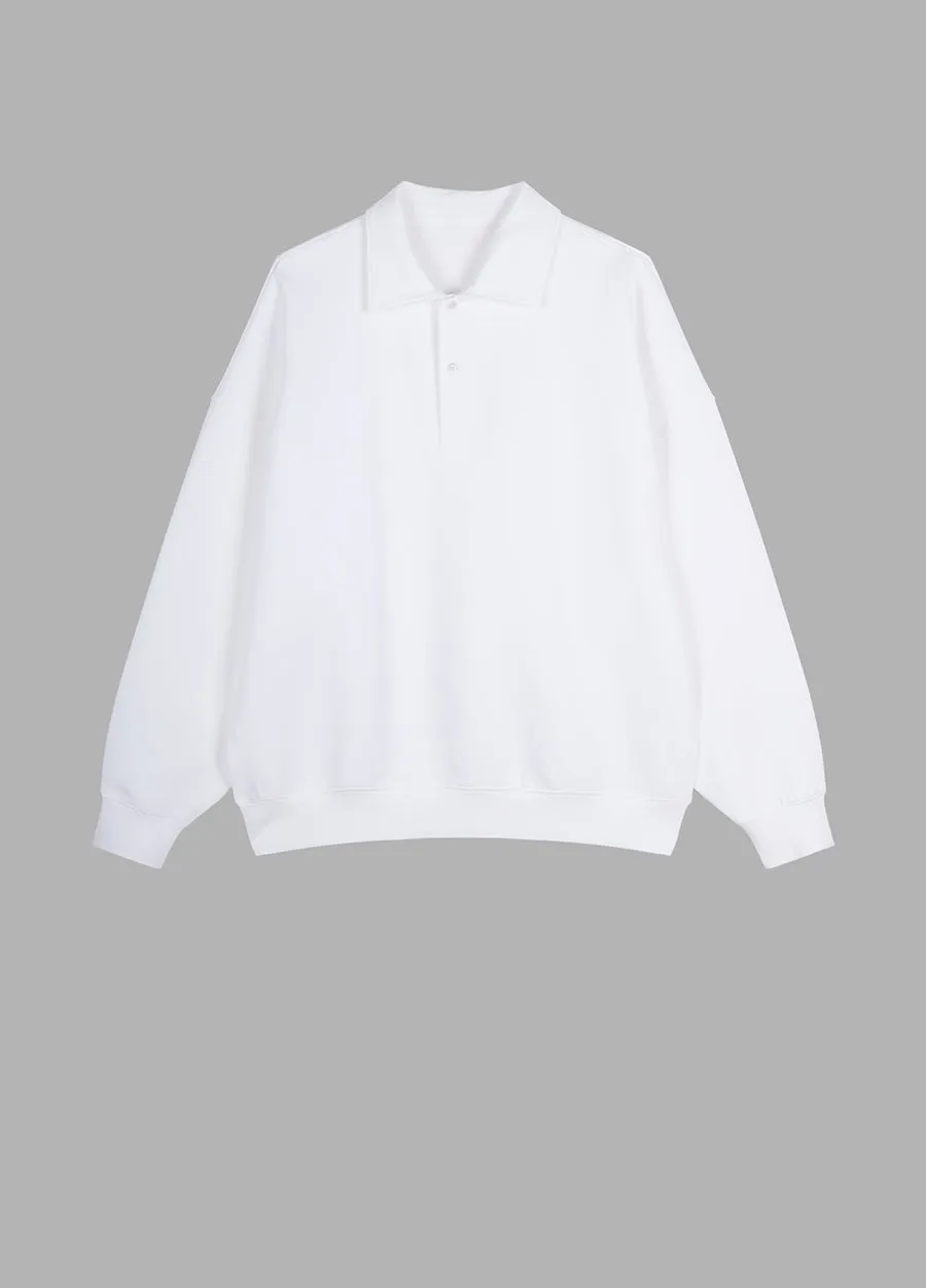 Sweatershirt  / JNBY Cotton Polo Collar Relaxed-fit Hoodie