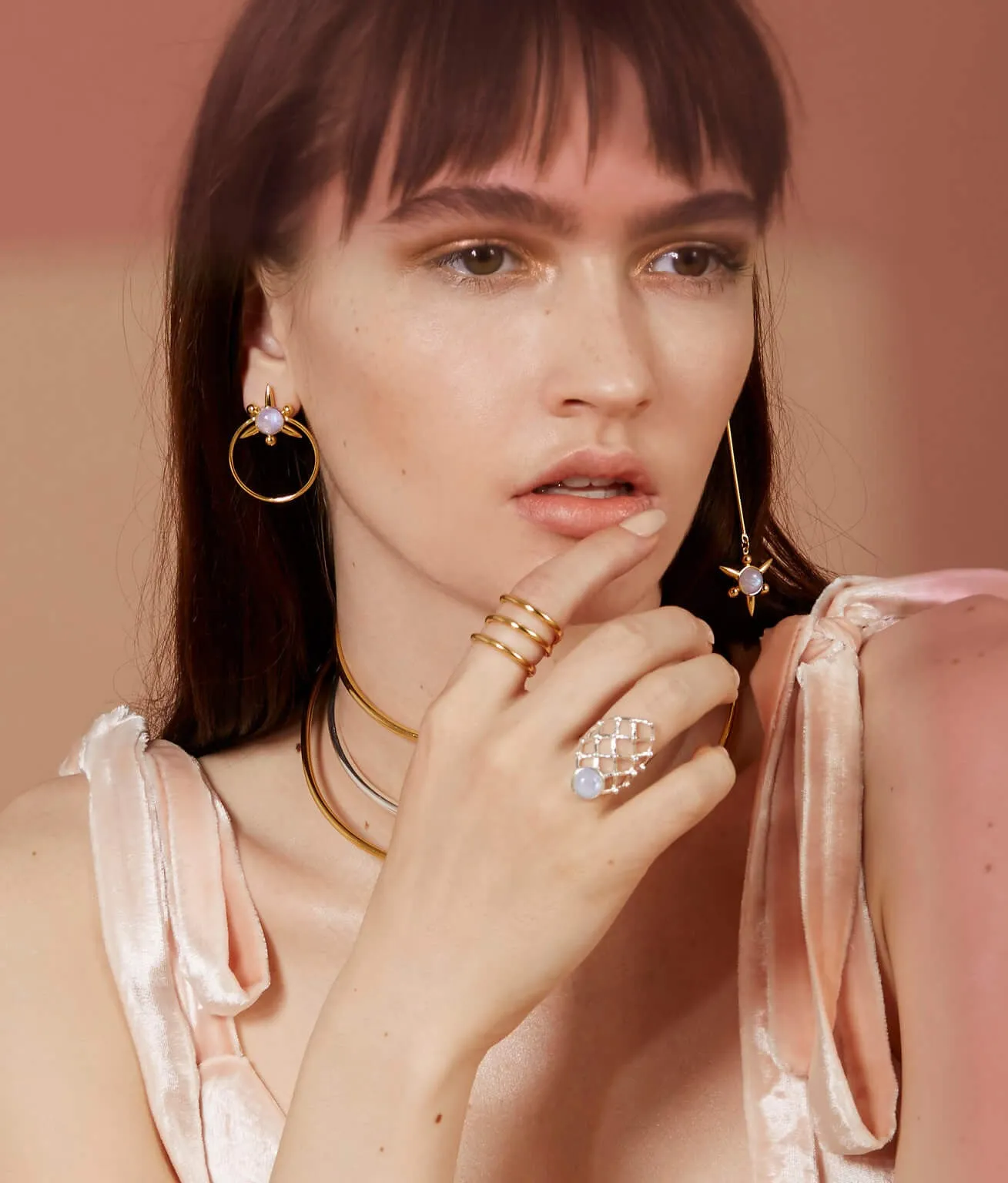 Swerve Ring in Gold