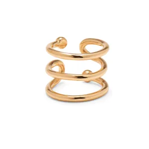 Swerve Ring in Gold