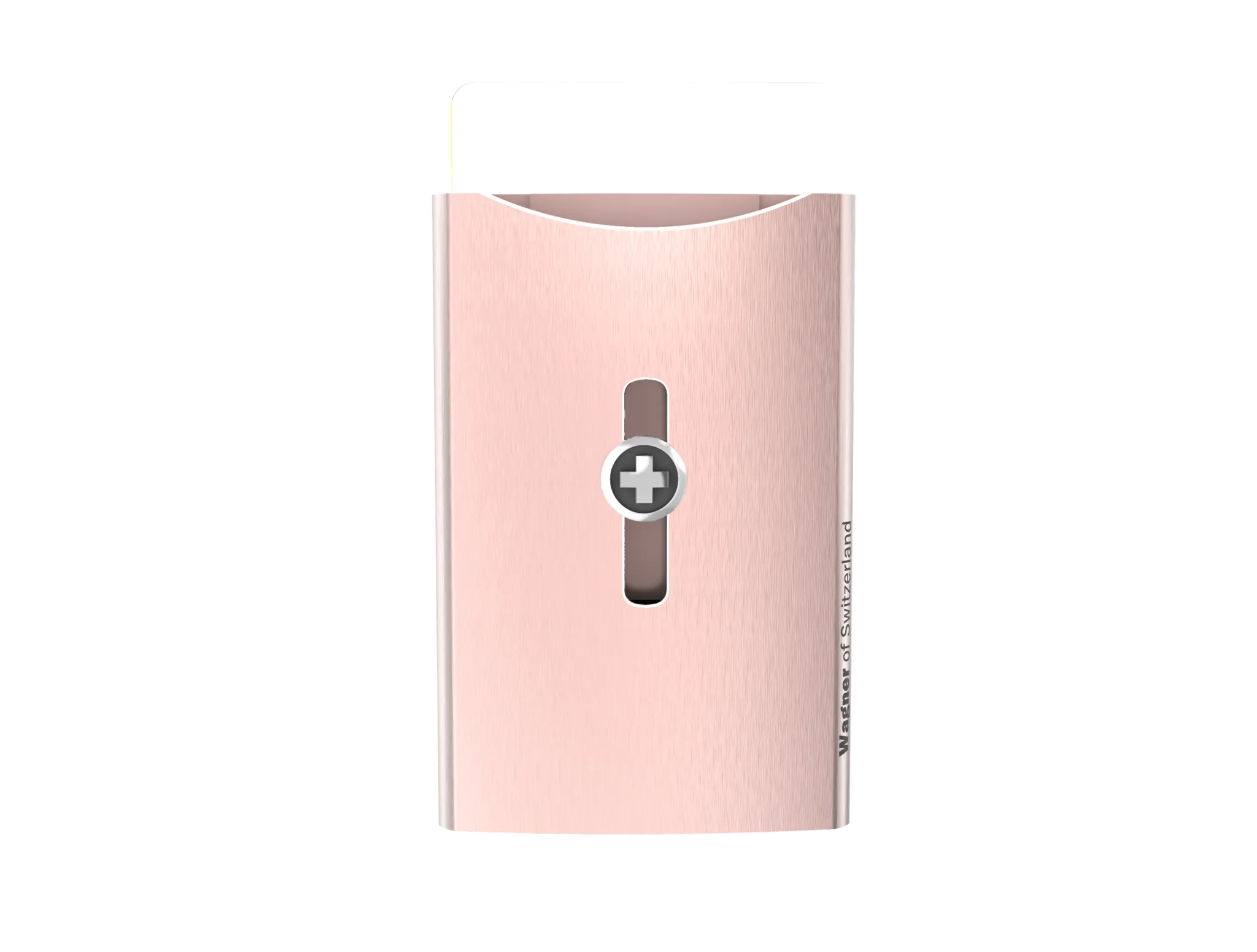 SWISS WALLET ICE, Cardholder Money-clip, brushed rose