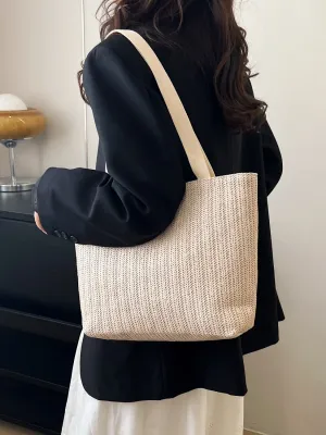 Sydney Straw Woven Tote Bag