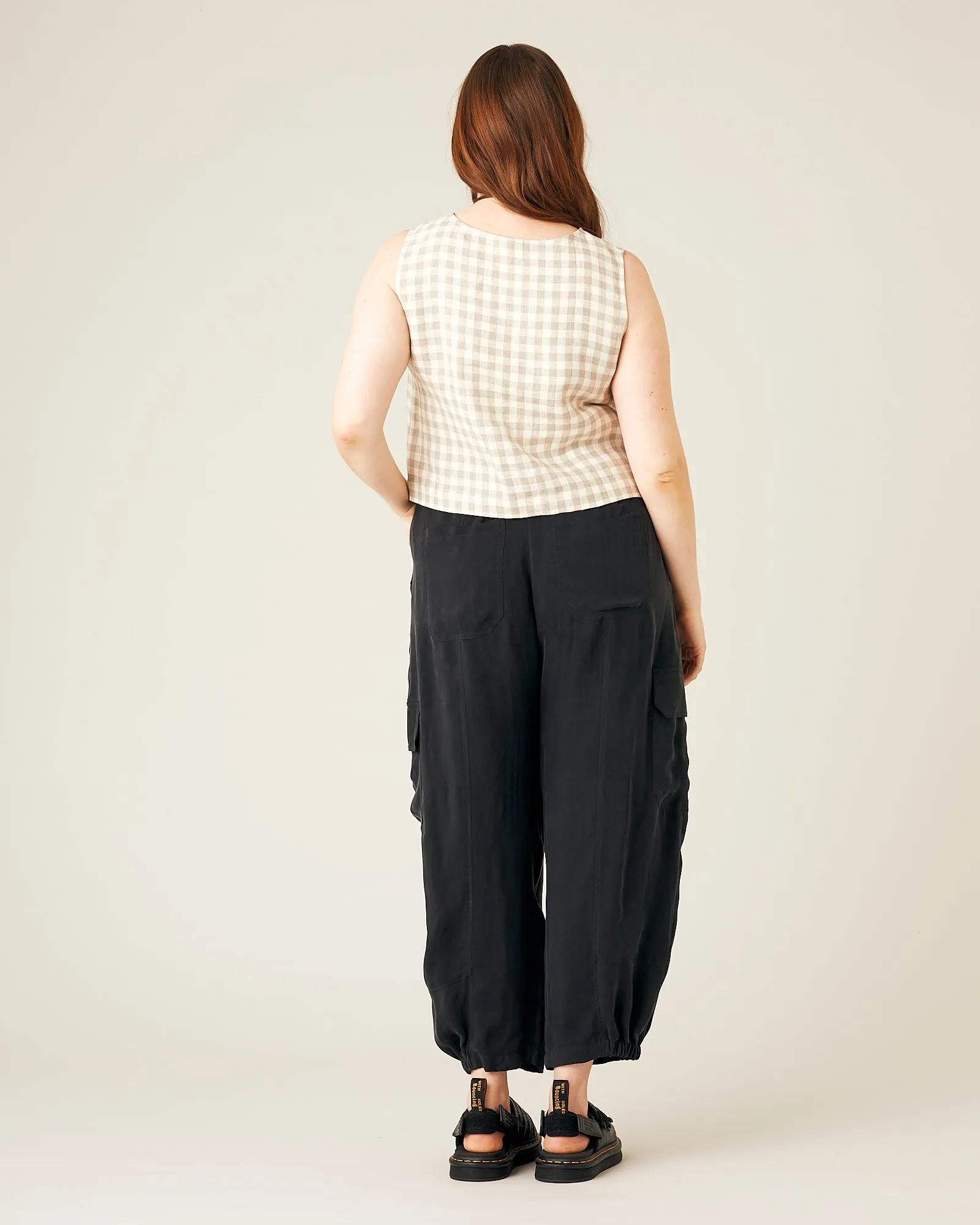 Sylvie Cupro Trouser - Black