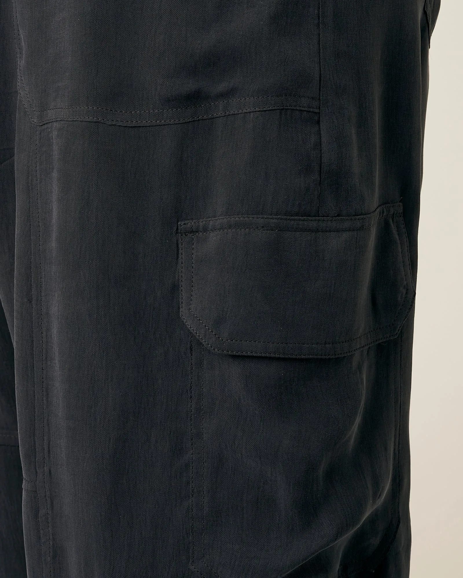 Sylvie Cupro Trouser - Black