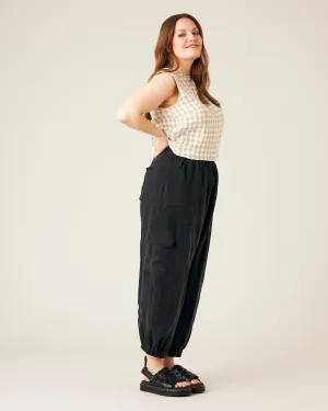 Sylvie Cupro Trouser - Black