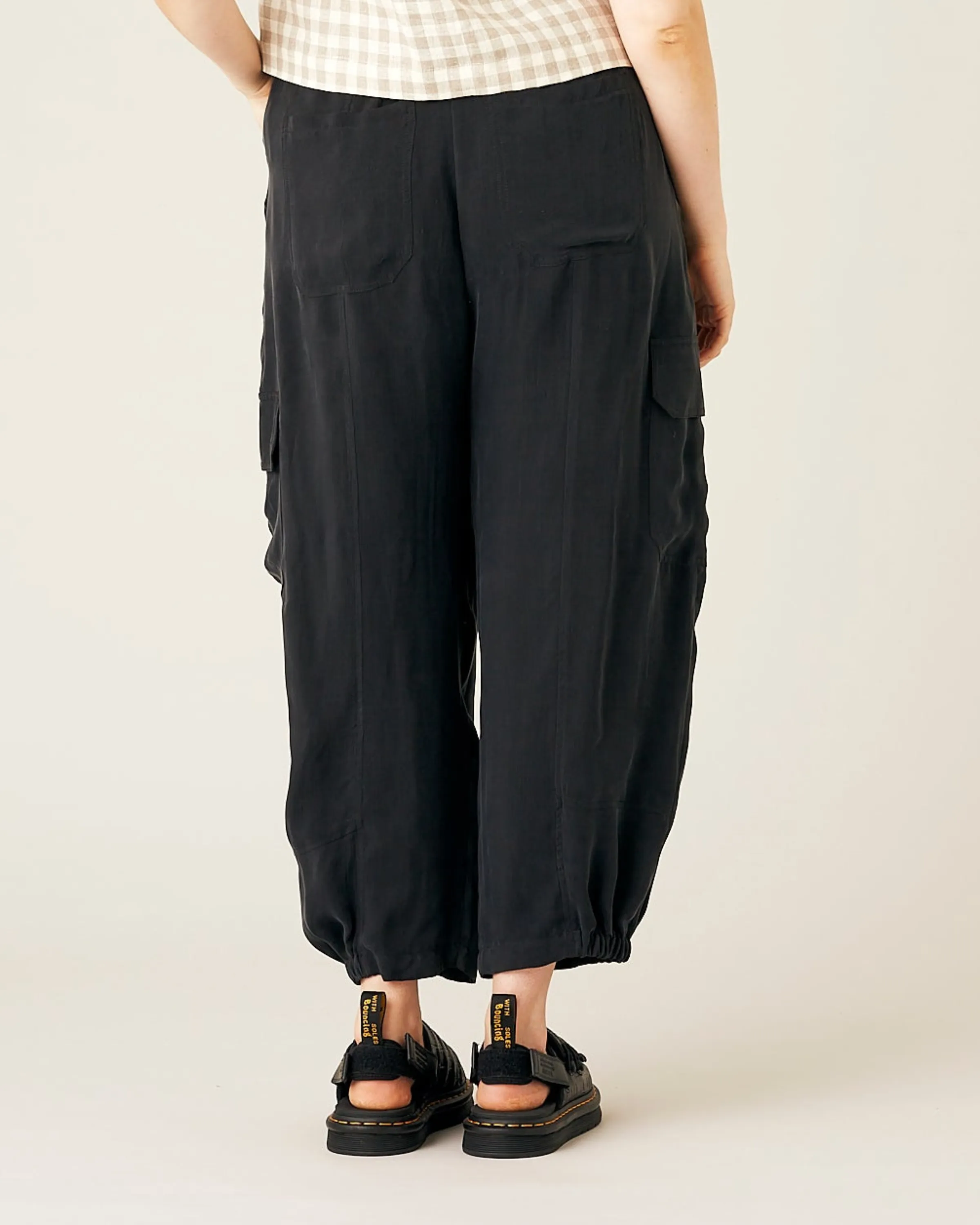 Sylvie Cupro Trouser - Black