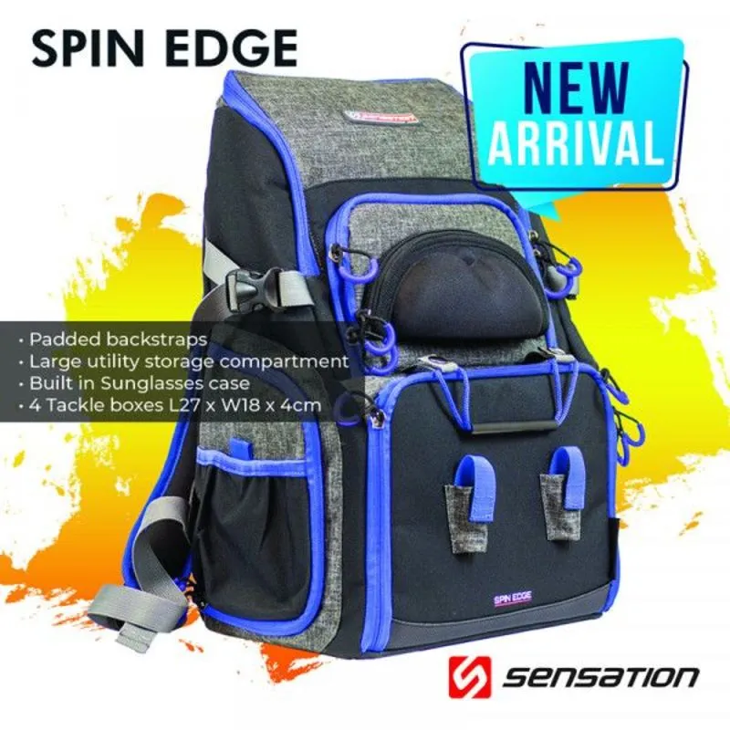 TACKLE BAG SPIN EDGE BACKPACK