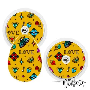 Tattoo Icons - Bubble Reader Sticker