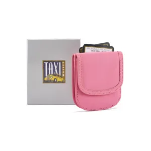 Taxi Wallet® Soft Leather (Cherry Blossom) - Compact, Front Pocket Folding Wallet - For Cards, Coins, Bills, ID (Men & Women)
