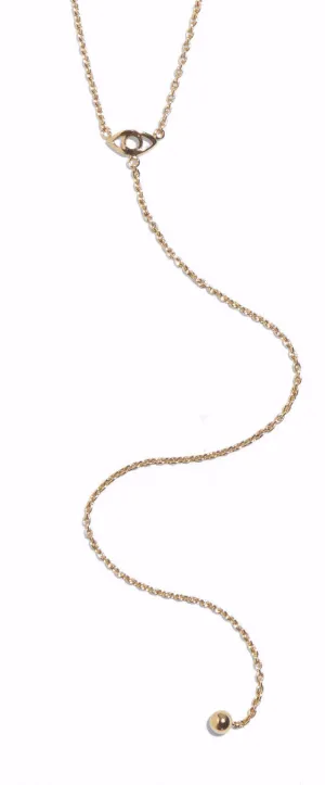 Teardrop Necklace in Gold