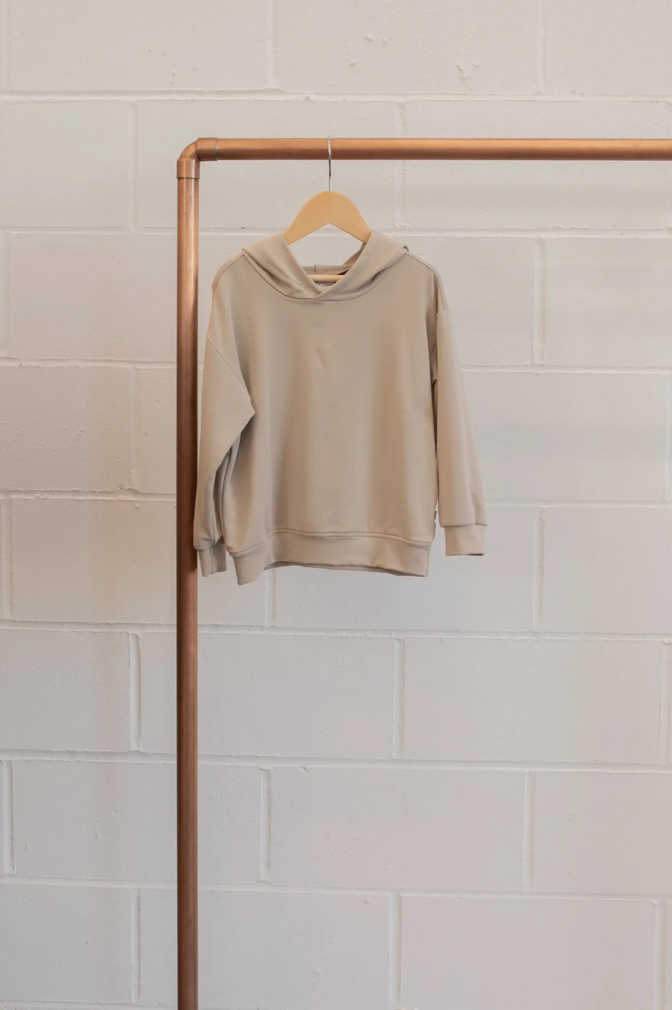 Terry Relaxed Hoodie