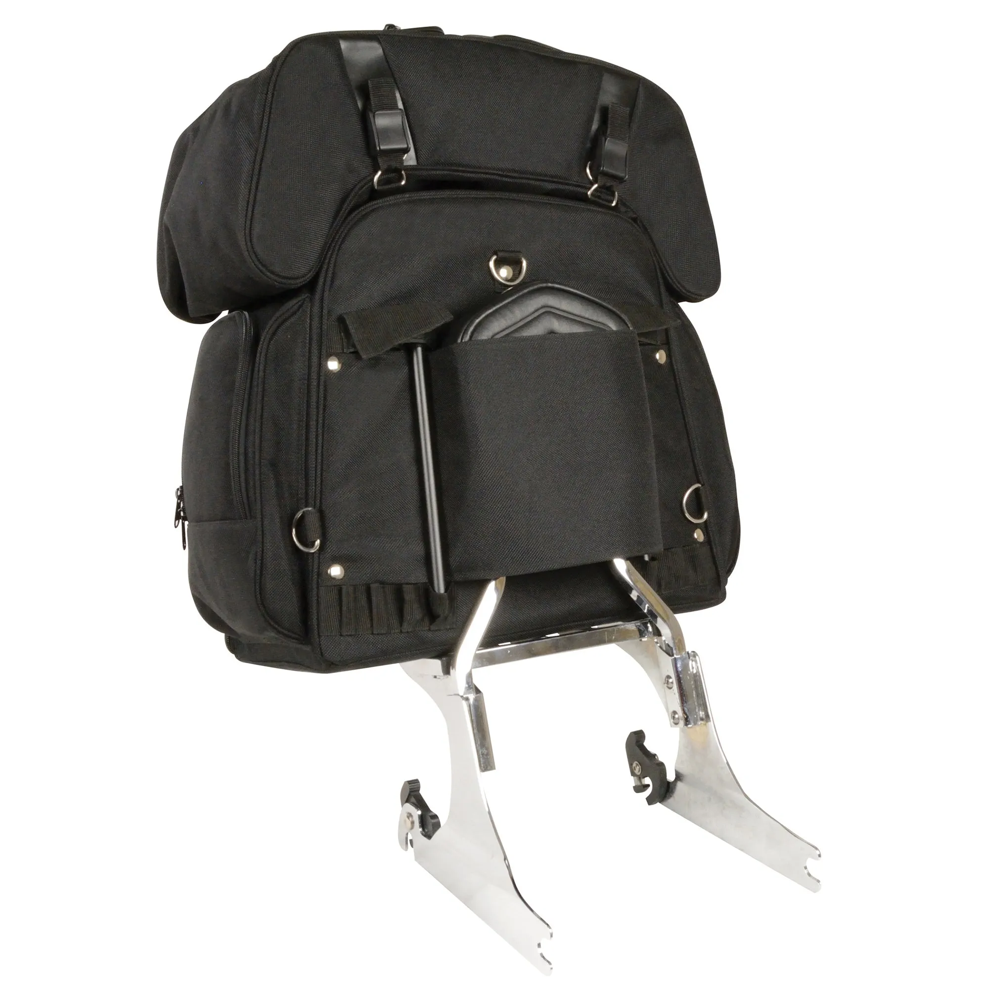 Textile Combo Two Piece Sissy Bar Bag (16X17X11X23)