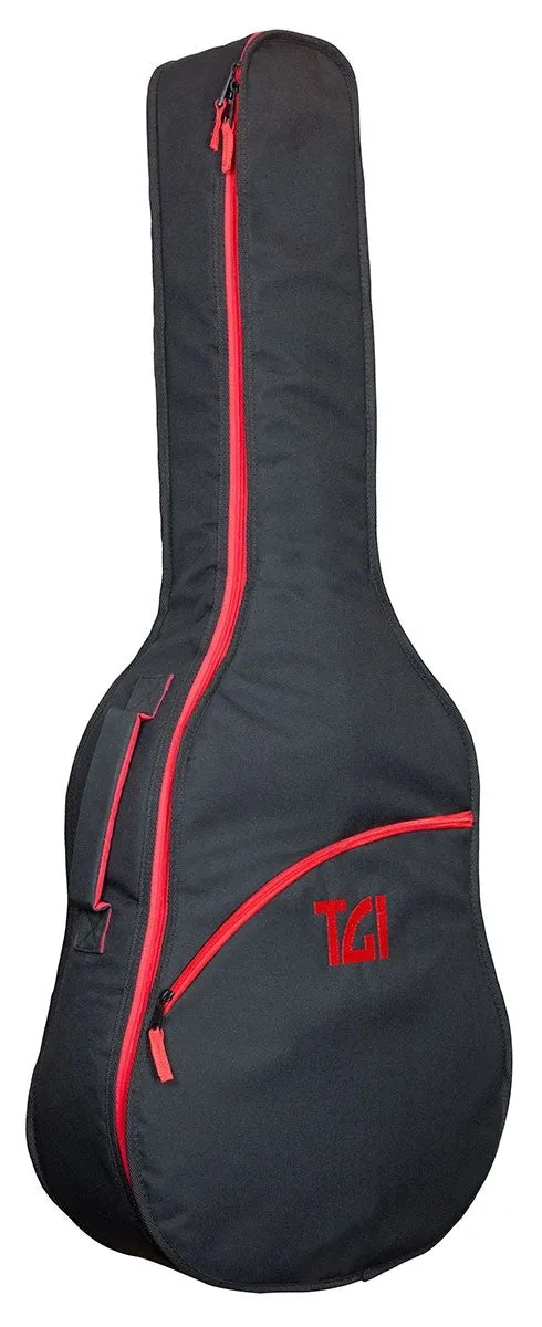 TGI Padded Carry Gig Bag. Acoustic Dreadnought Guitar. Transit Series