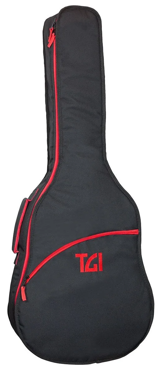TGI Padded Carry Gig Bag. Acoustic Dreadnought Guitar. Transit Series