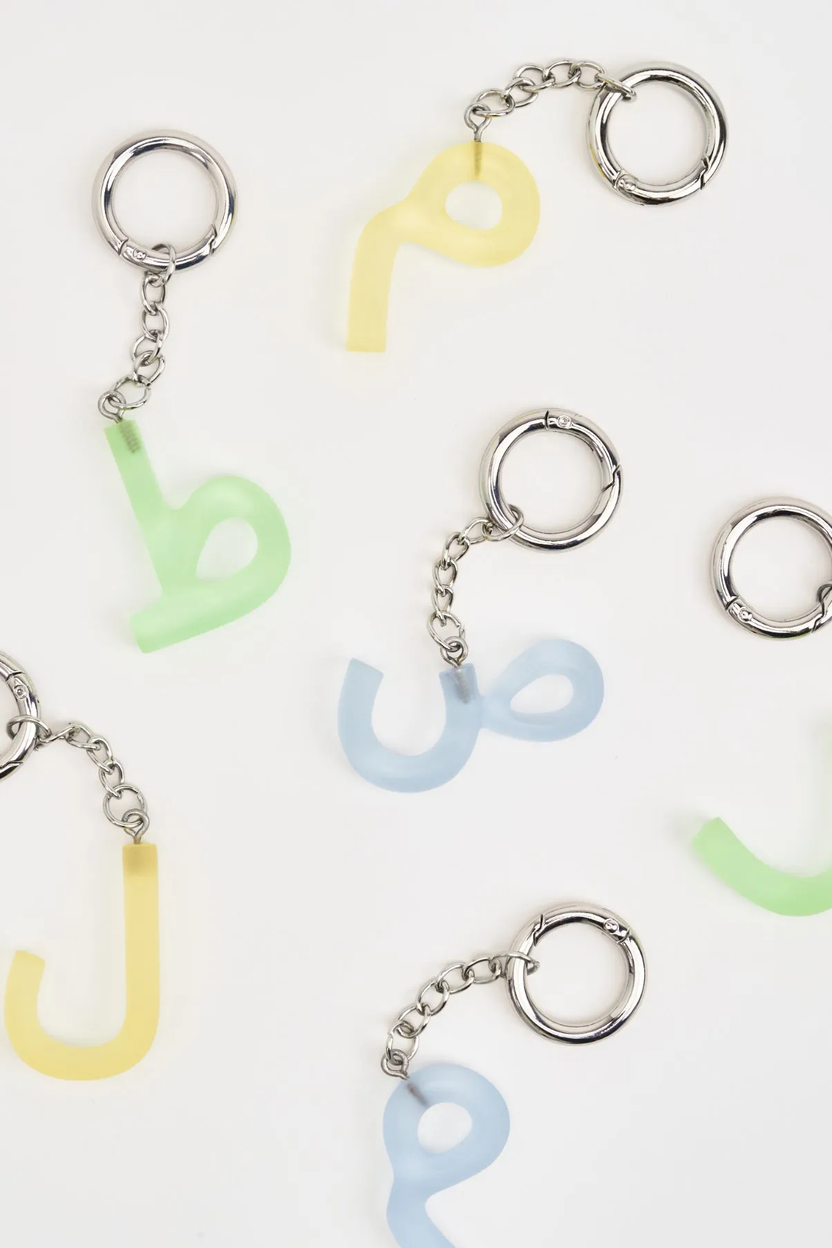 The Blue Alphabet Charms