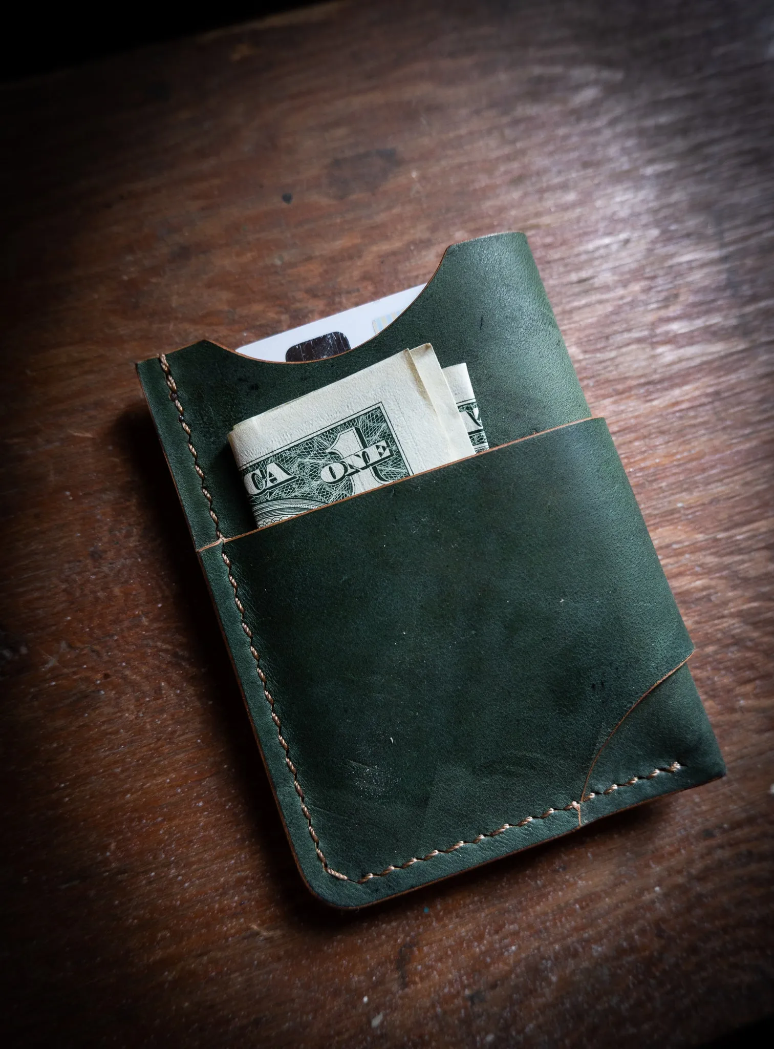 The James Wallet - Horween Reverse Shell Cordovan