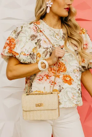 The Phoebe Straw Shoulder Bag