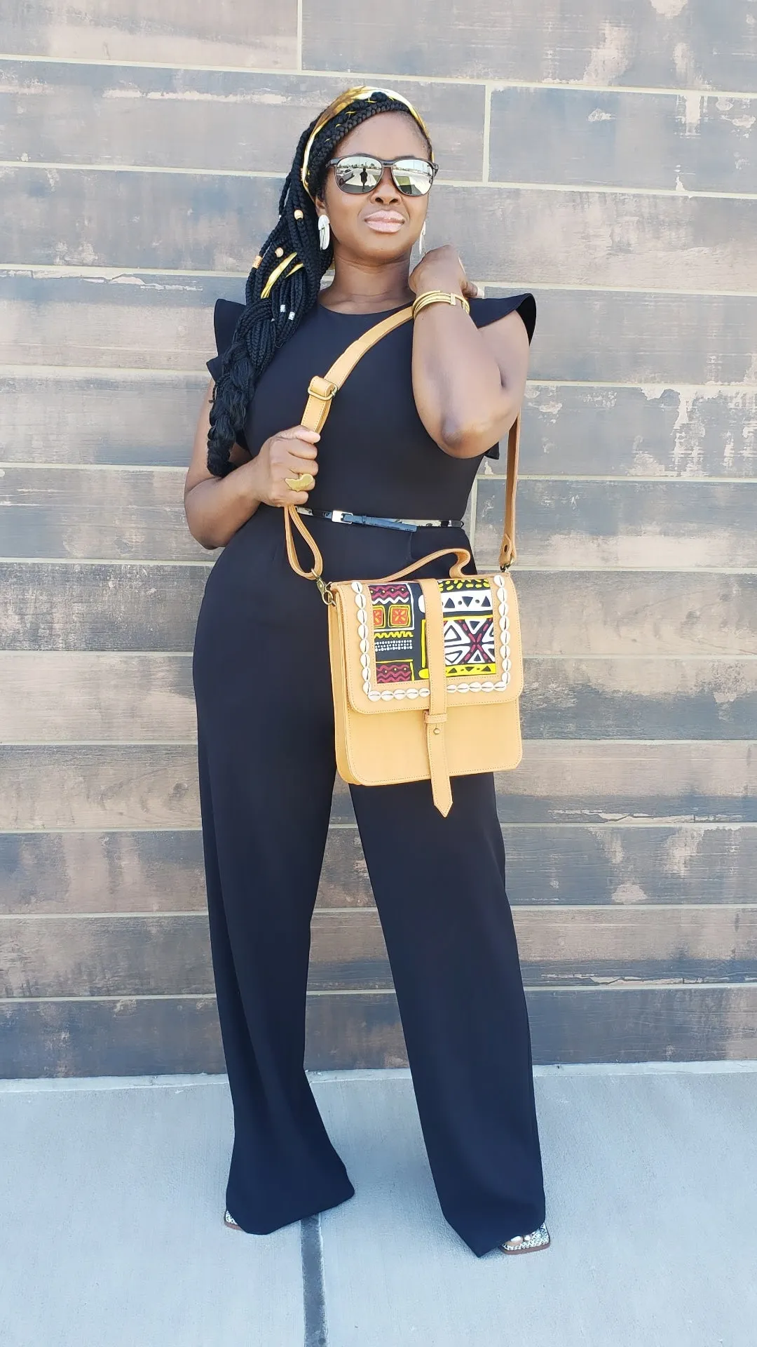 The Power Bag - Beaded - Tan