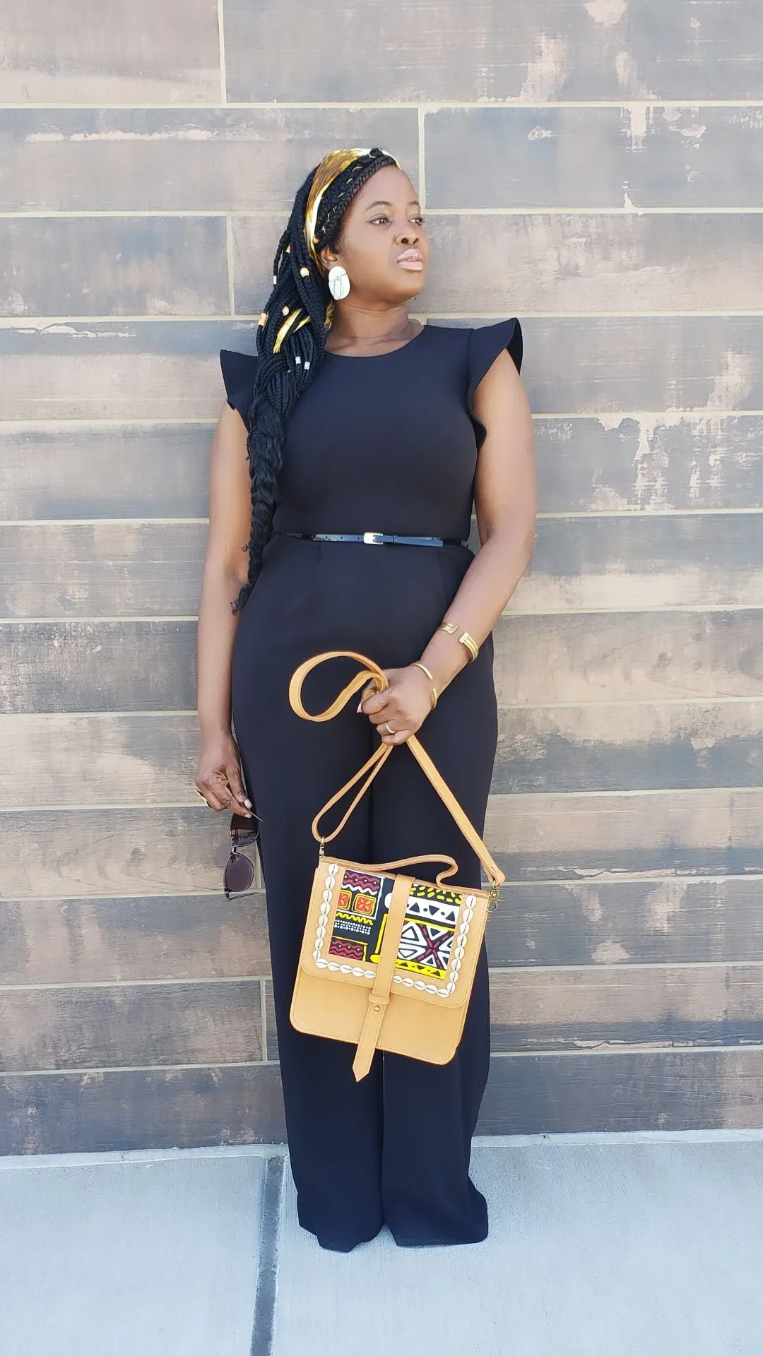The Power Bag - Beaded - Tan