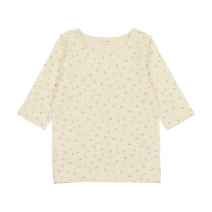 THREE QUARTER SLEEVE CHERRY TEE