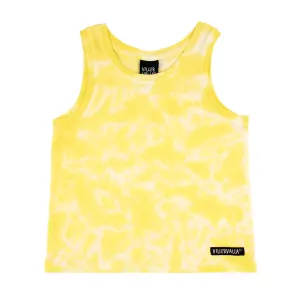 Tie Dye Tank Top in Lemon