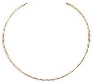 Tiny Pearled Collar in Gold