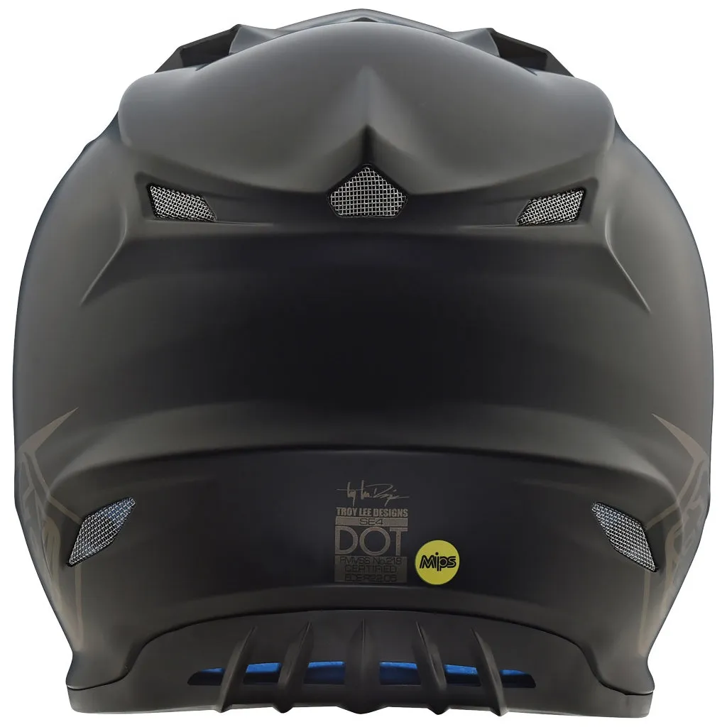 TLD - Youth SE4 Poly MIPS Solid Black Helmet
