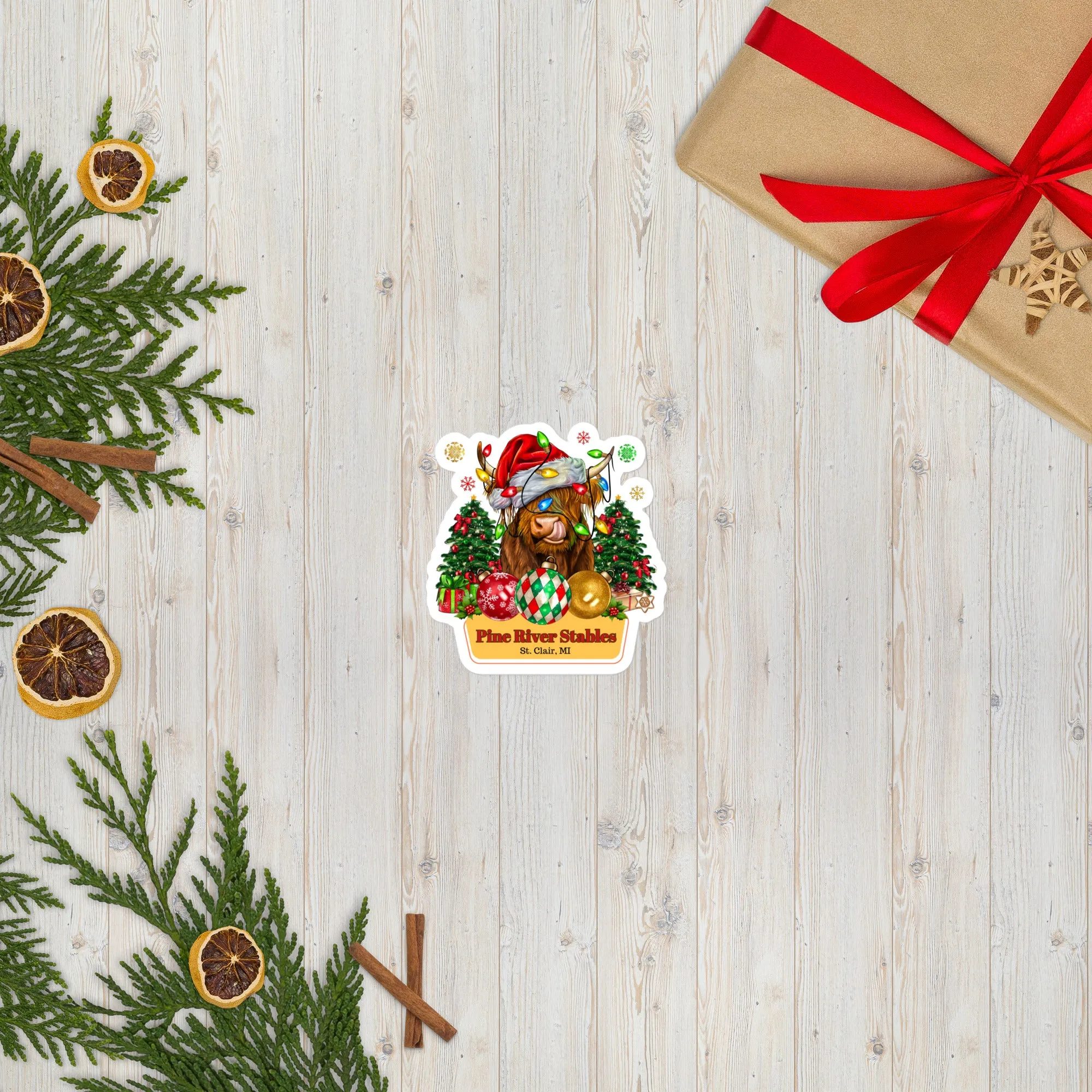 Tongue Tickled Holidaze Bubble-free stickers
