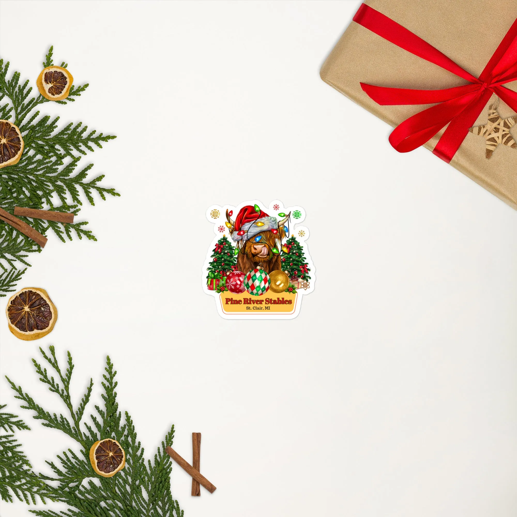 Tongue Tickled Holidaze Bubble-free stickers