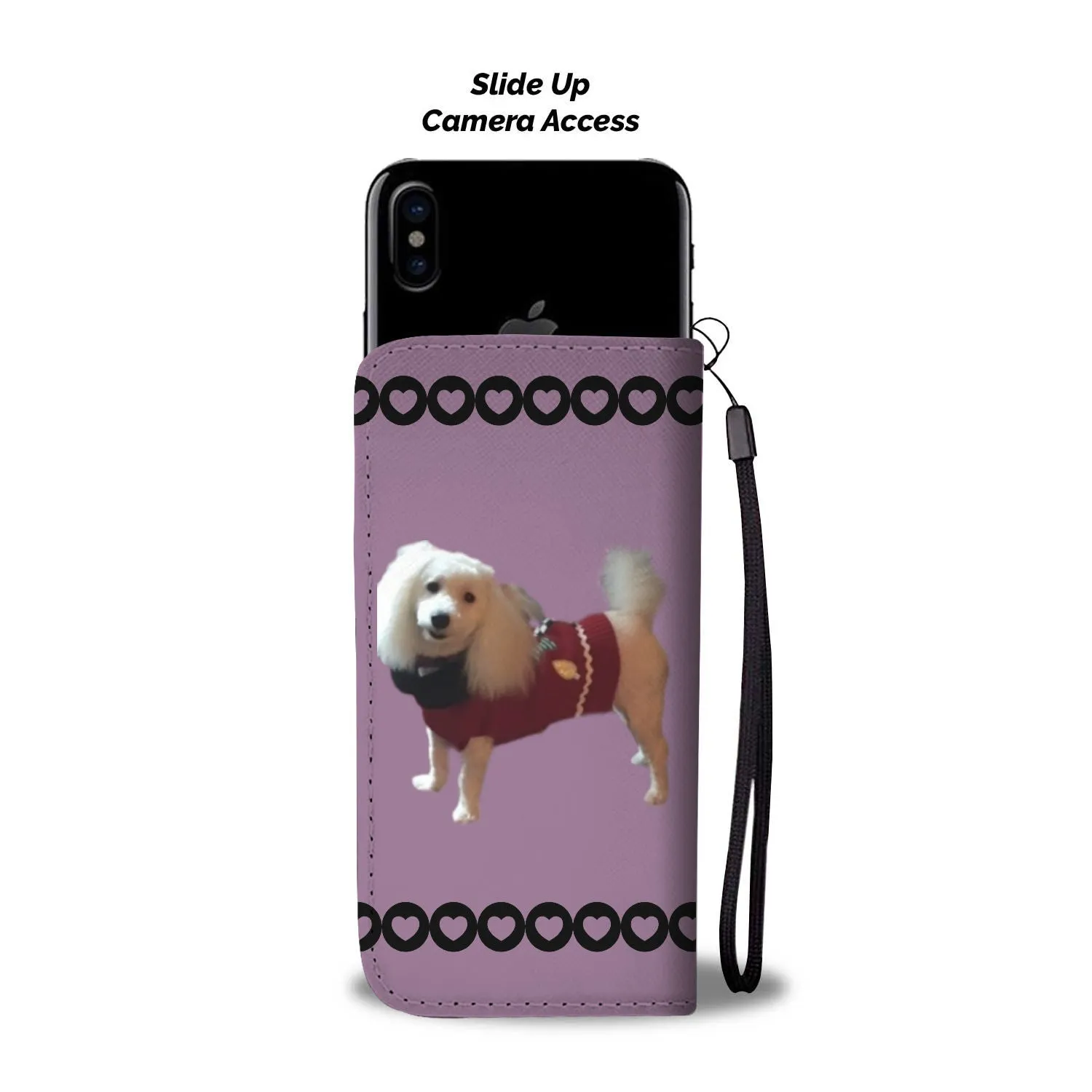 Toy White Poodle Phone Case Wallet
