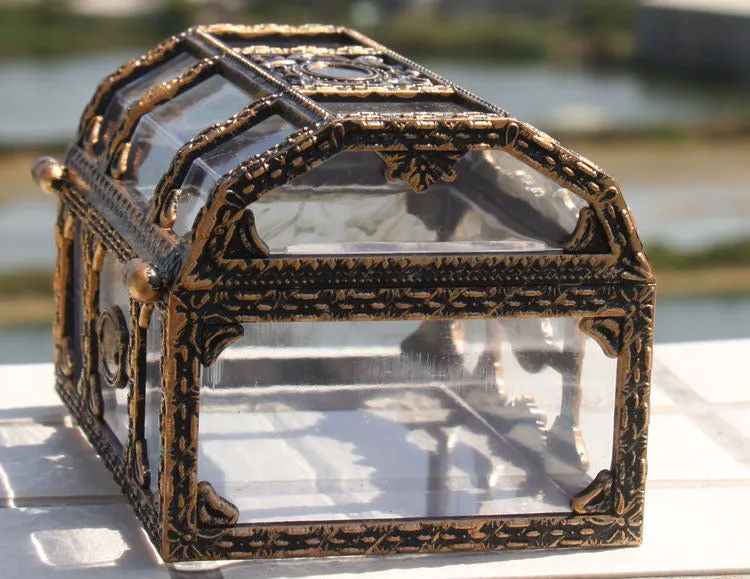 Transparent Pirate Treasure Box Organizer
