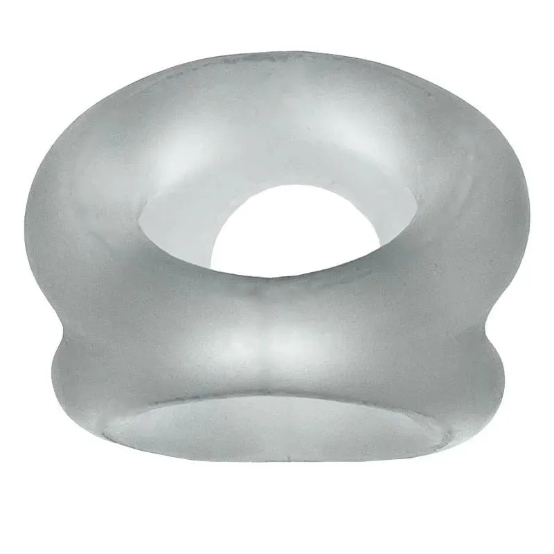Tri Squeeze Cocksling Ballstretcher Clear Ice