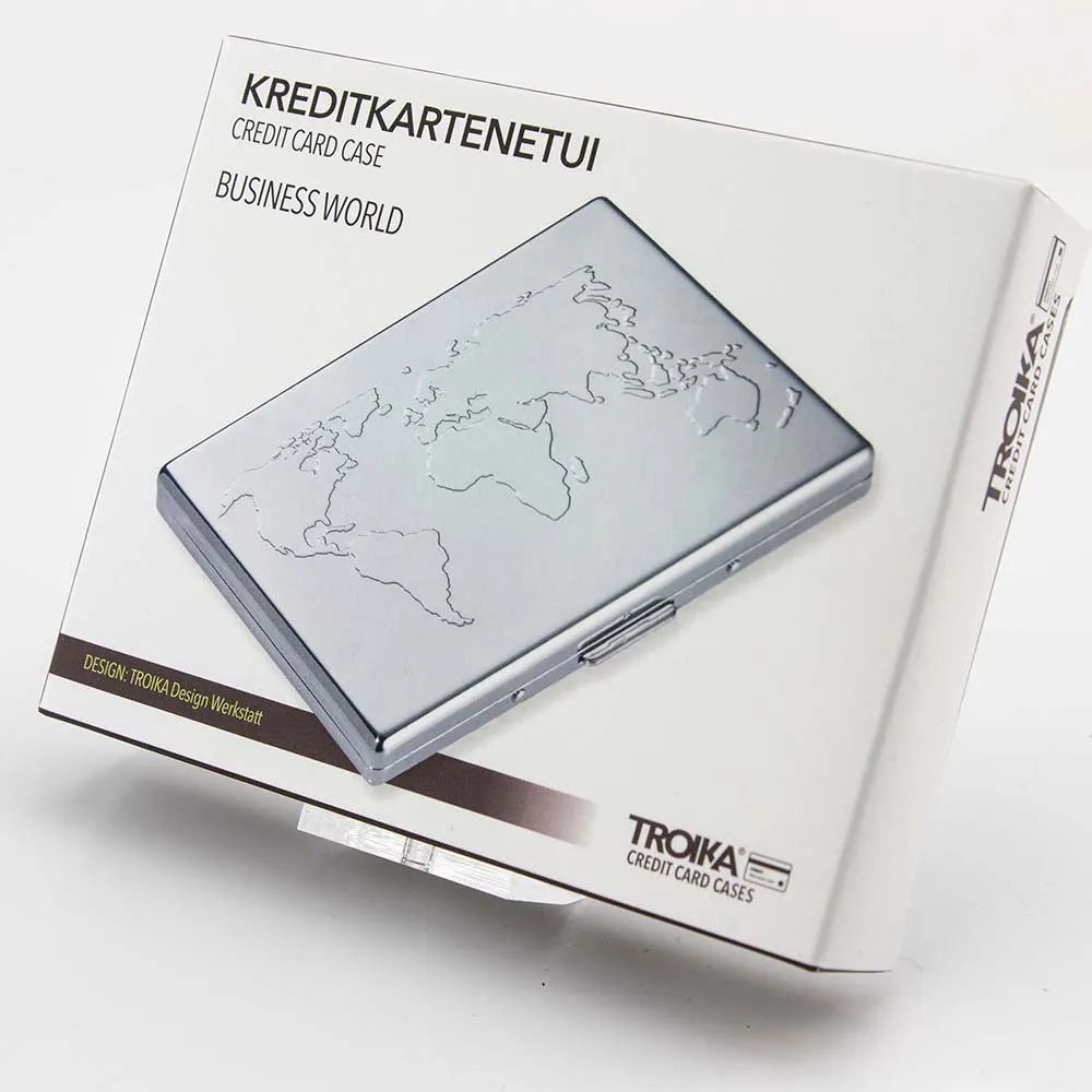 Troika Credit Card Case Business World- Silver