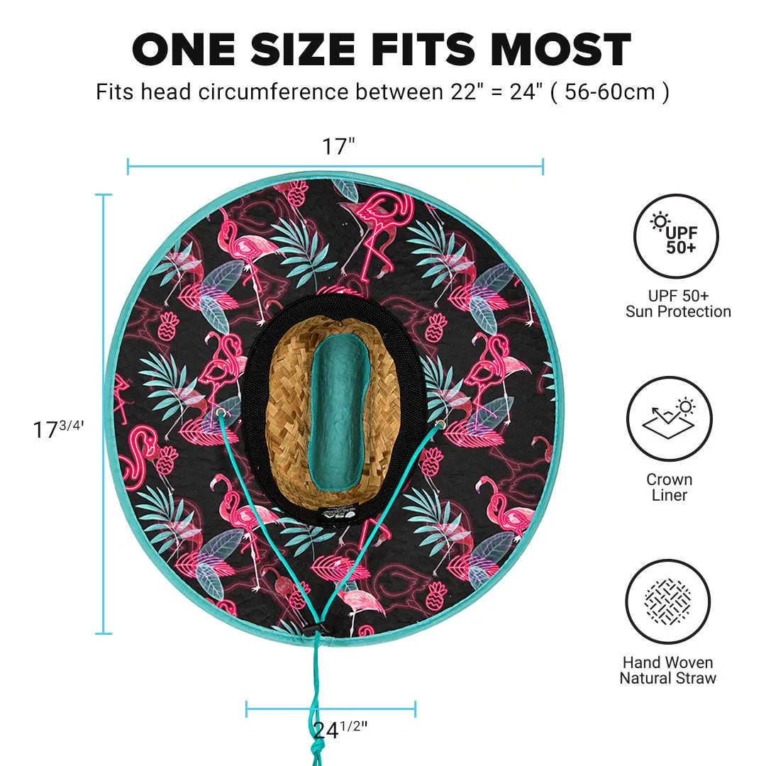 Under Brim Straw Hat | Flamingle