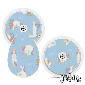 Unicorn Yoga - Bubble Reader Sticker