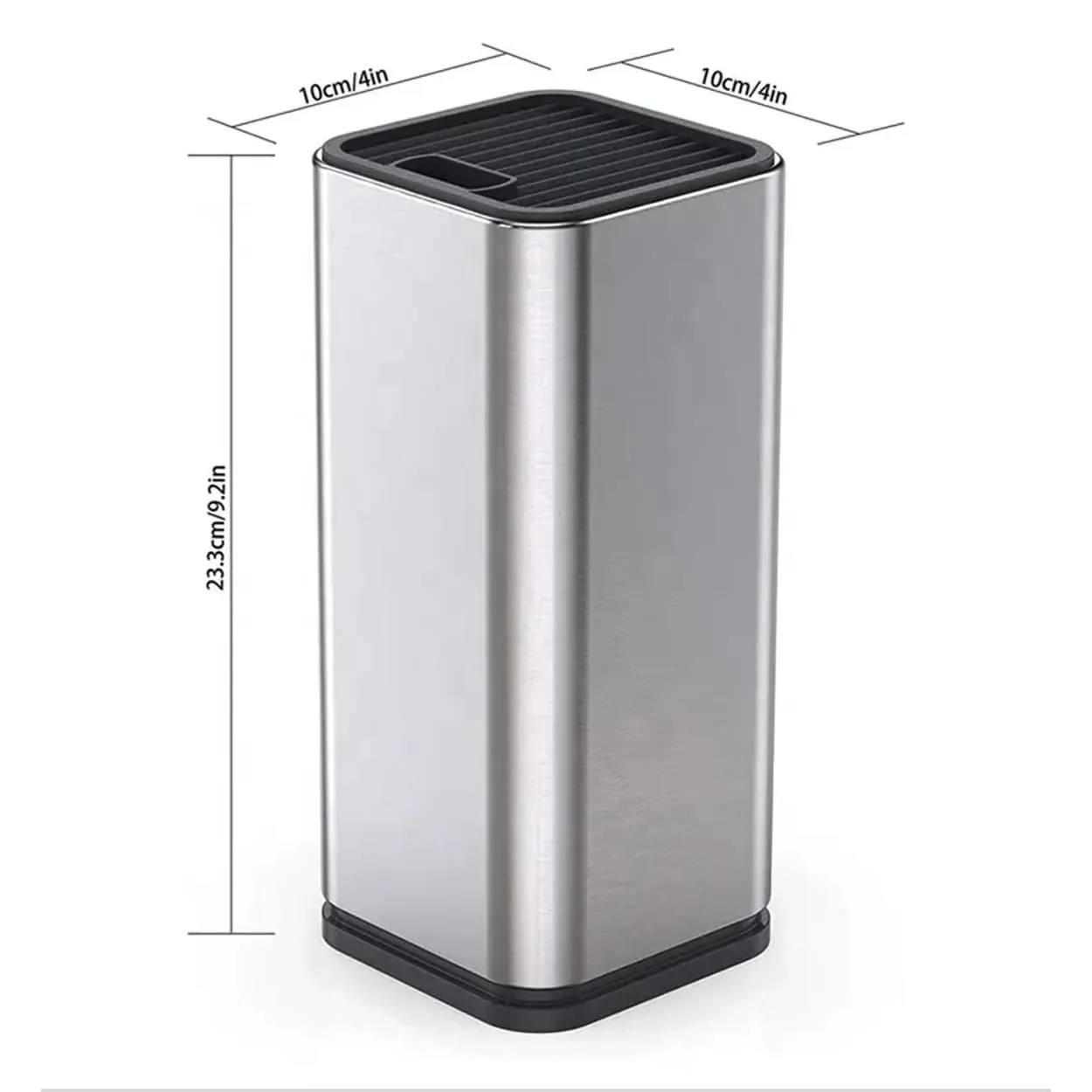 Universal Knife Block Holder, Stainless Steel Organizer, Storage Stand