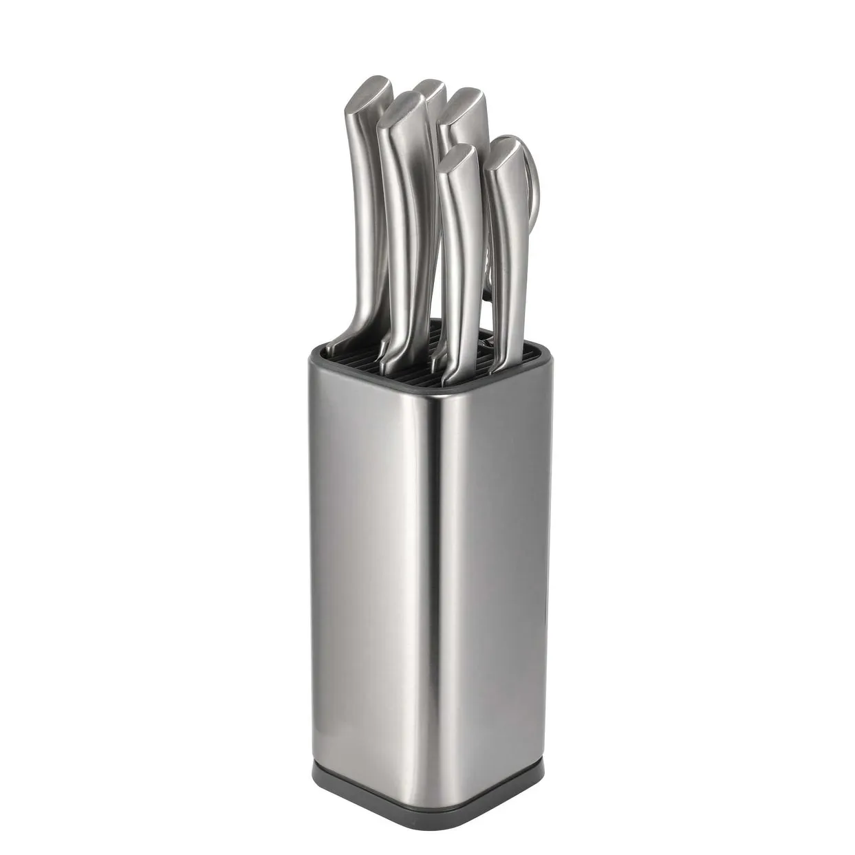 Universal Knife Block Holder, Stainless Steel Organizer, Storage Stand