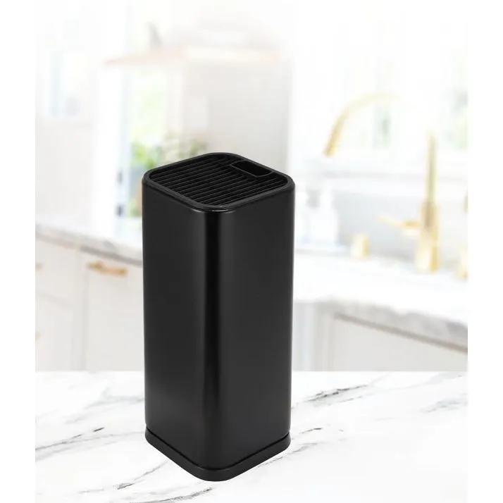Universal Knife Block Holder, Stainless Steel Organizer, Storage Stand
