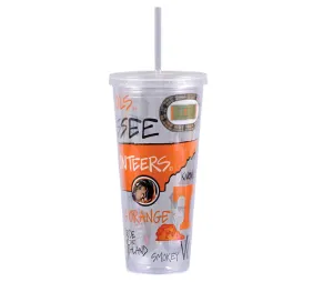 UTN Vols Clear Acrylic Tumbler w/ Straw