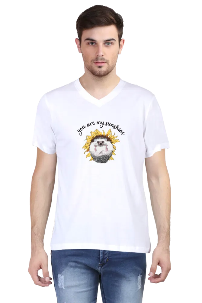 V Neck T-Shirt (Men) - Sunny Side Up (2 Colours)