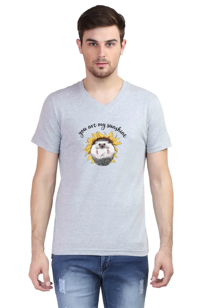 V Neck T-Shirt (Men) - Sunny Side Up (2 Colours)