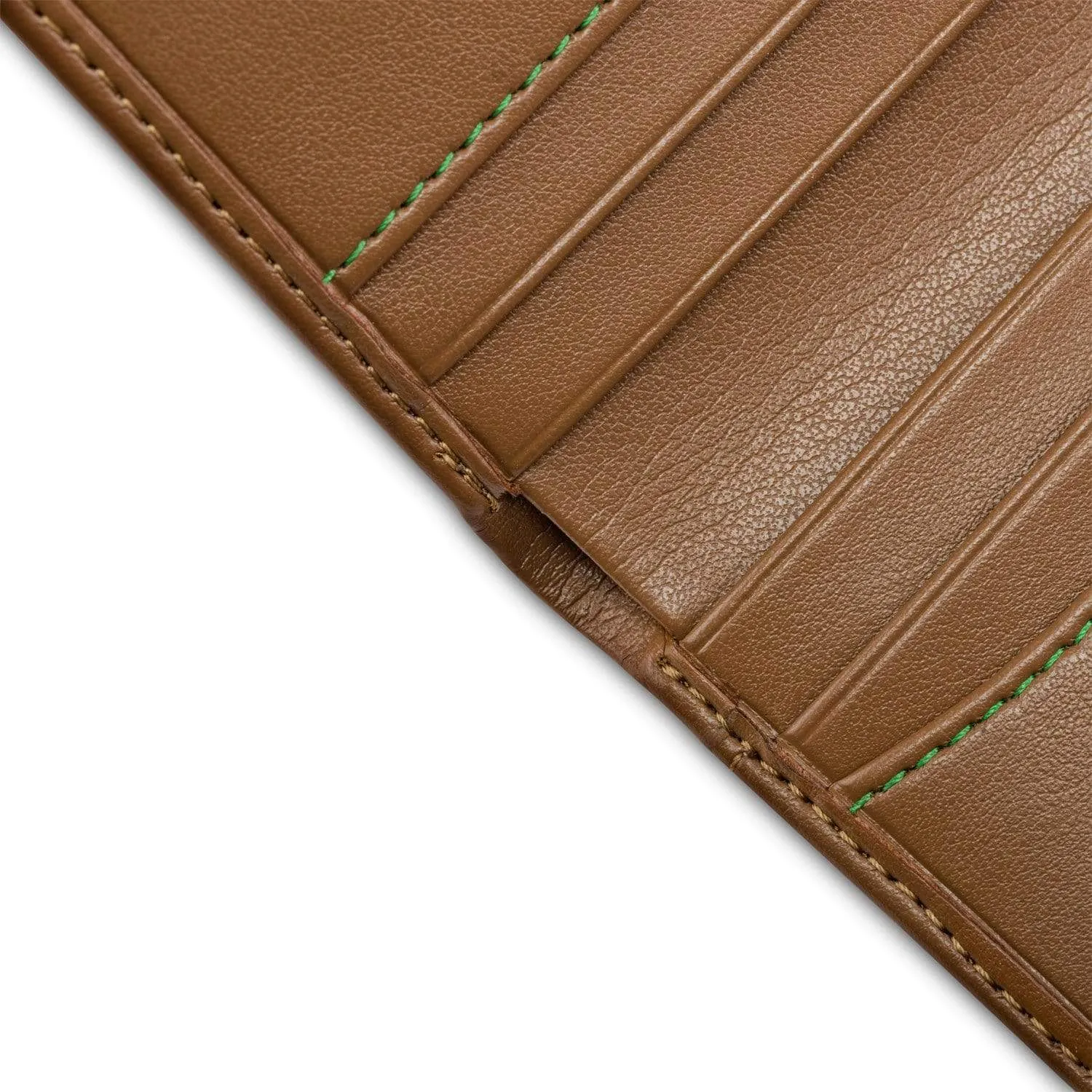 Vegan Leather RFID Protective Card Wallet with Notes Pocket | Toffee