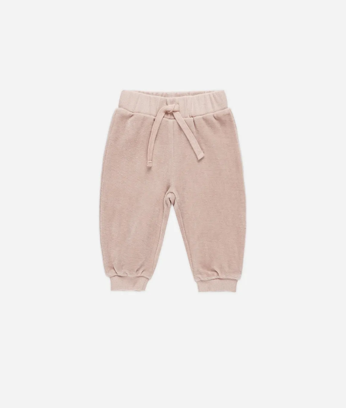Velour Relaxed Sweatpant - Blush