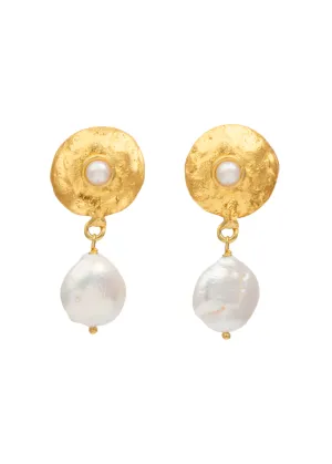 Venus Diane Earring in Pearl