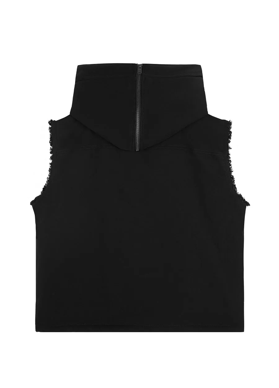 Vest / JNBY Relaxed Cotton Hooded Vest