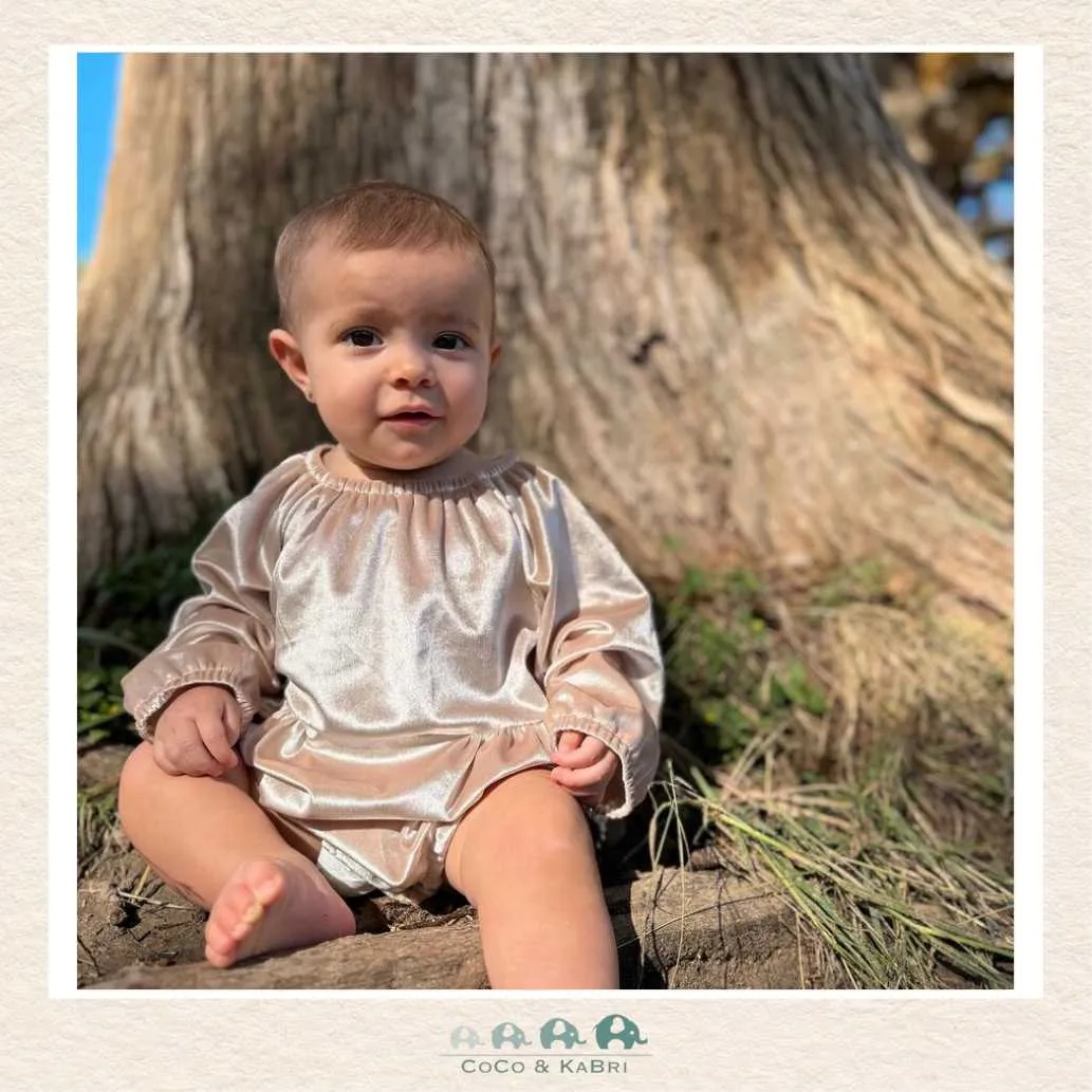 Vignette Baby Girl Wheat Daisy Bubble