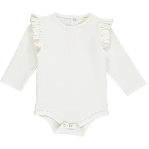 Vignette Quinn L/S Ruffle Bubble - Ivory