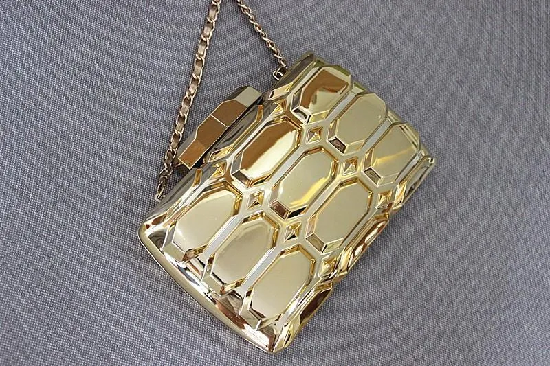 Vintage Gold Clutch