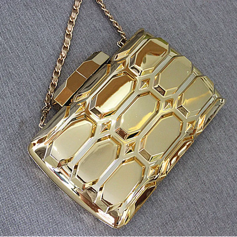 Vintage Gold Clutch