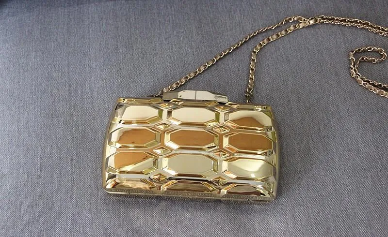 Vintage Gold Clutch