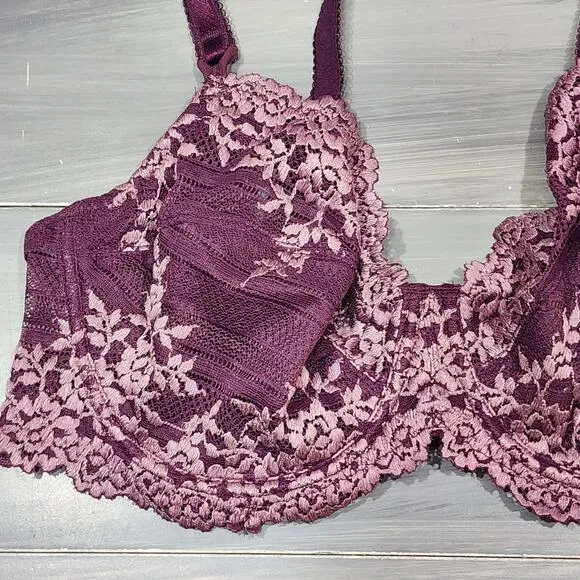 Wacoal Embrace Lace Underwire Bra 65191 Purple Lilac 36D